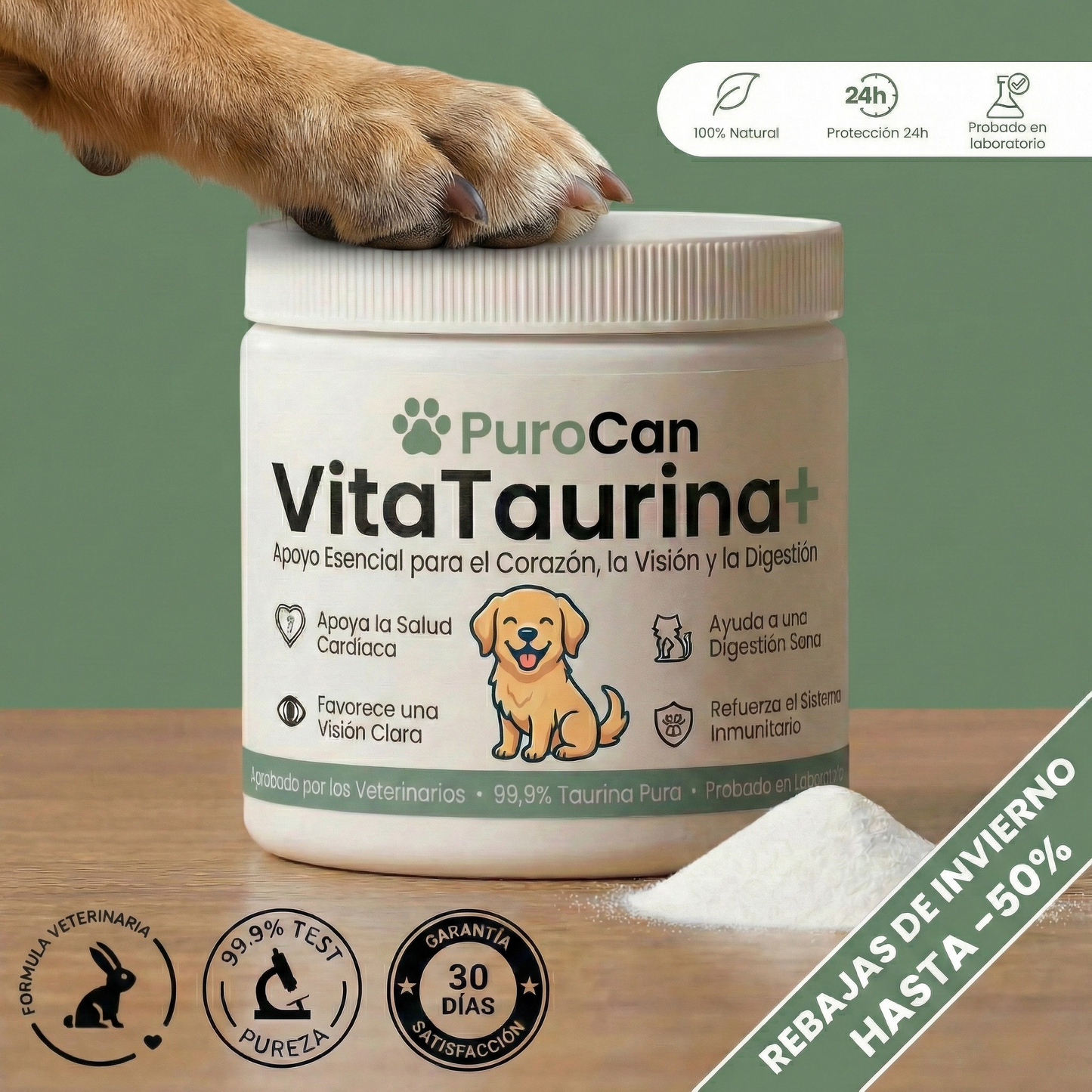 VitaTaurina+ - Nº 1 recomendado por veterinarios