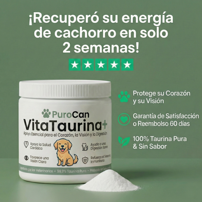 VitaTaurina+ - Nº 1 recomendado por veterinarios
